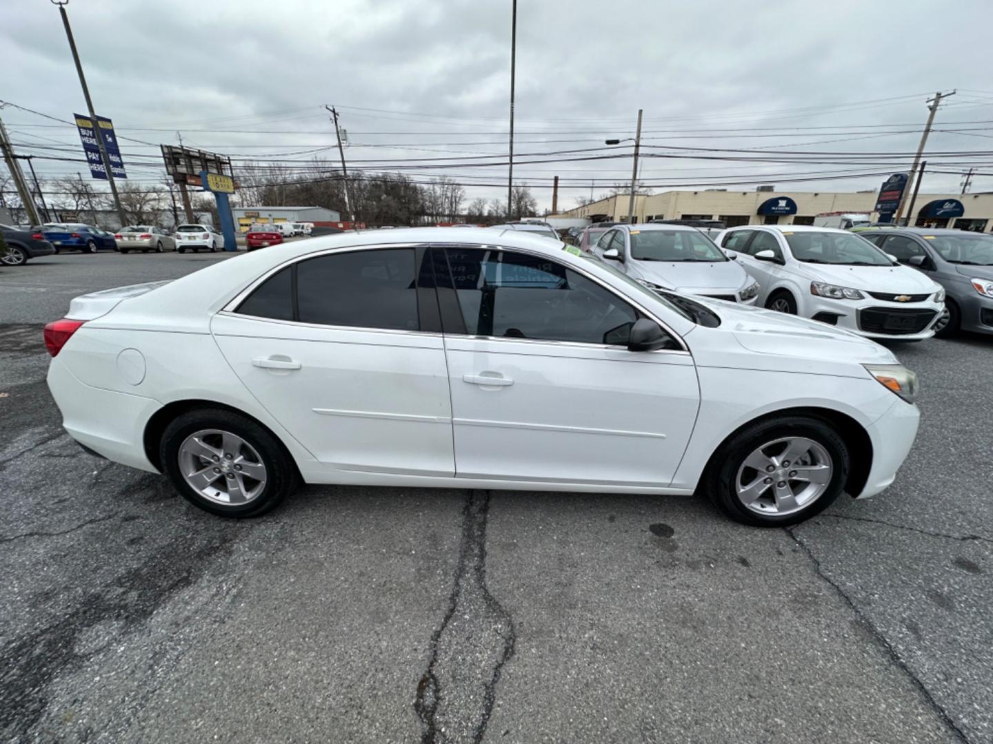 2015 WHITE Chevrolet Malibu LS (1G11B5SL1FU) with an 2.5L L4 DOHC 16V engine, 6-Speed Automatic transmission, located at 1254 Manheim Pike, Lancaster, PA, 17601, (717) 393-9133, 40.062870, -76.323273 - Photo#3